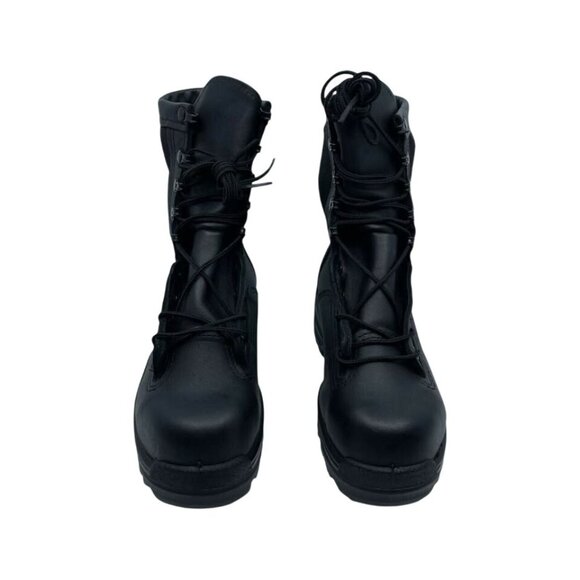 Altama Womens Combat Boots Black Round Toe Mid Calf Lace Up Waterproof 5 W New - Picture 2 of 7